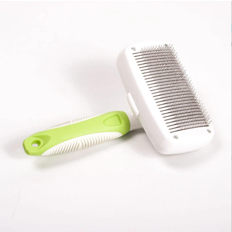 Pet Grooming Tool Dog Cat Long Self Cleaning Soft Slicker Hair Brush